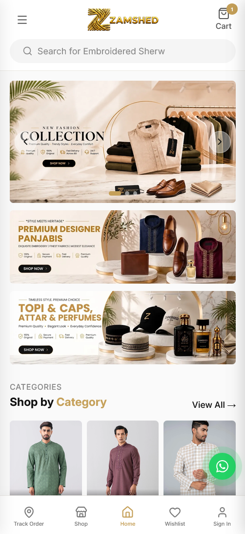 Zamshed Apparel mobile